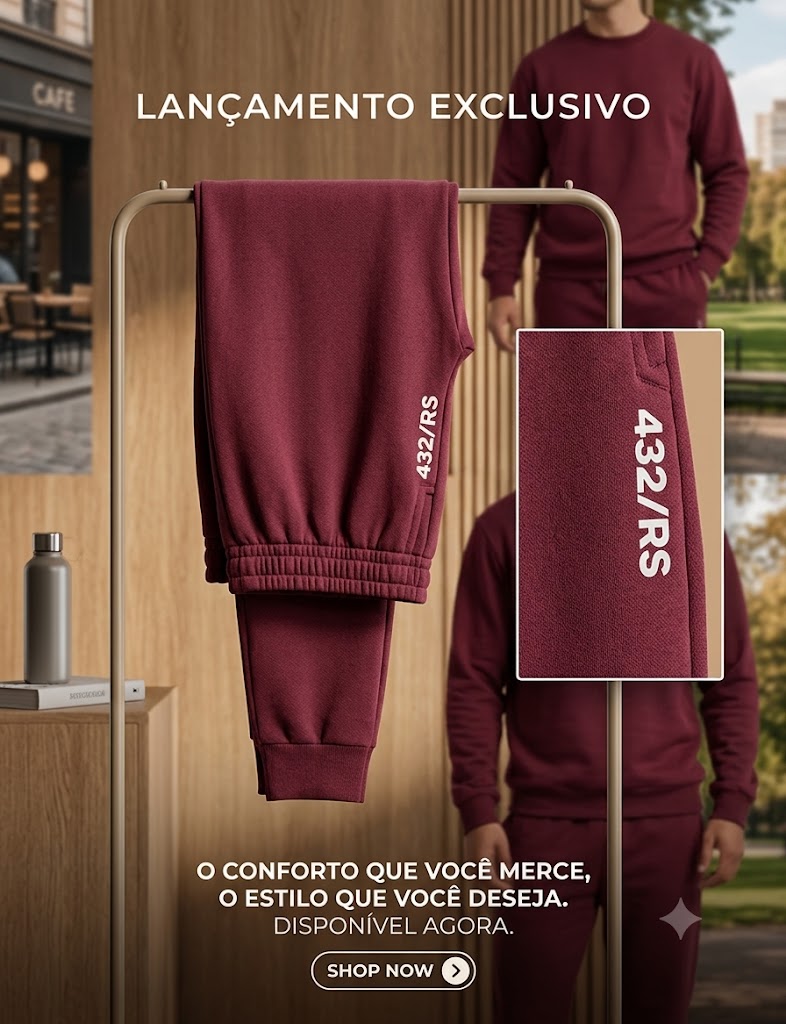 Calça Moletom GE Lagoa Vermelha